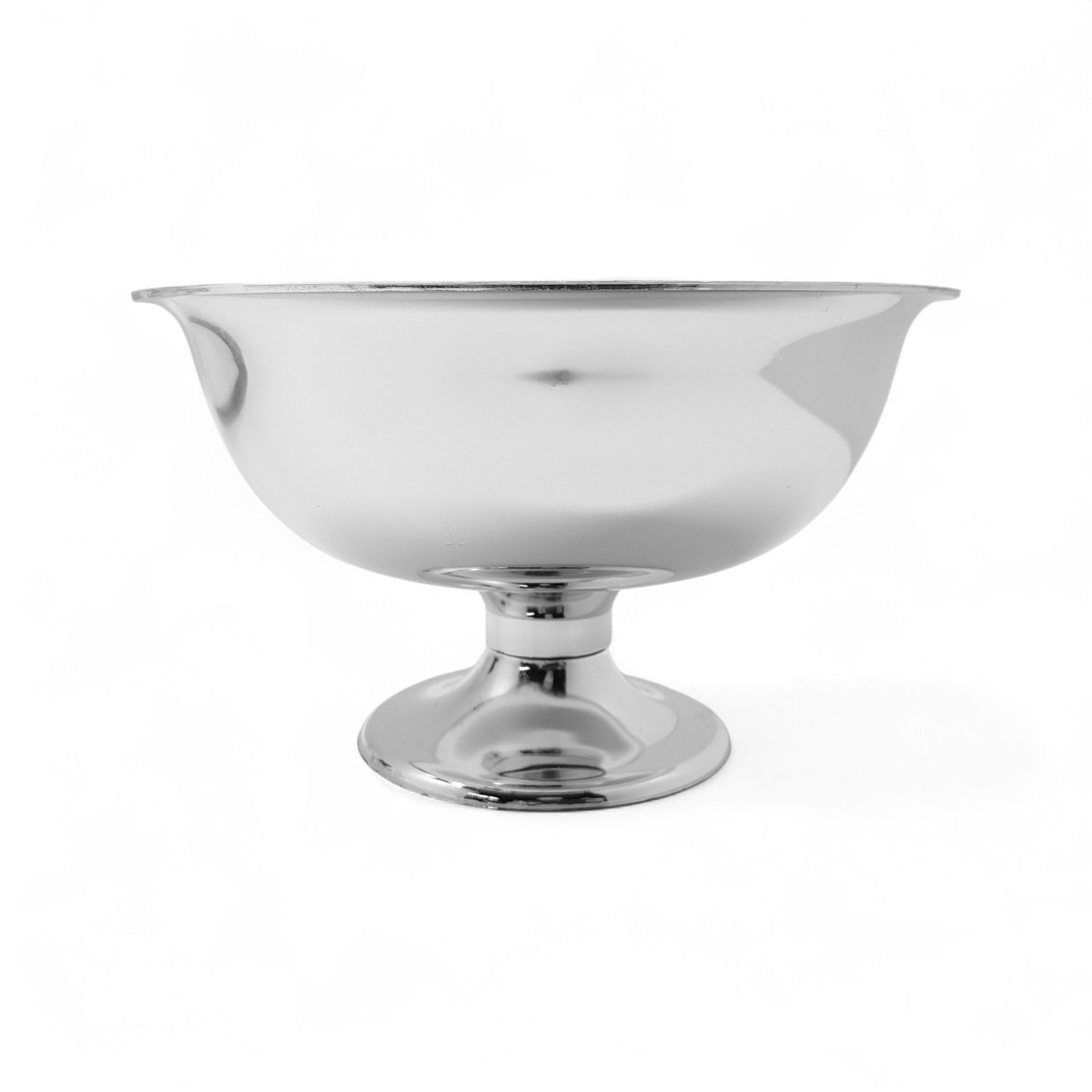 7&quot;x7&quot;x4&quot; Bowl w/6.5&quot; Opening Silver (Plastic)