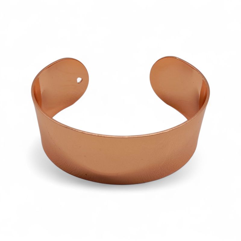1.25&quot; Cuff Bracelet Rose Gold