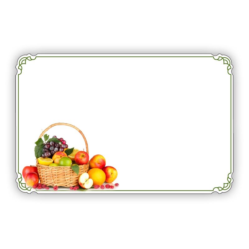 50pc Enclosure Cards Fruit Basket