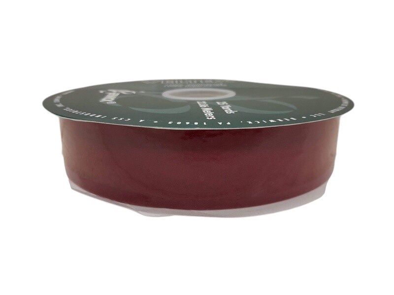 *1.5&quot;x25yd Velvet Ribbon Brick Red