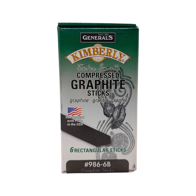 6pc 3&quot; General&#39;s 6B Graphite Sticks