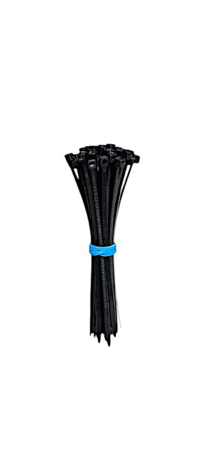 50pc 4&quot; Zip Ties Black