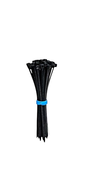 50pc 4&quot; Zip Ties Black