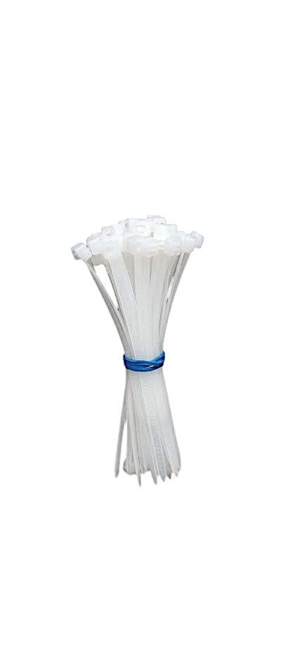 50pc 4" Zip Ties Clear