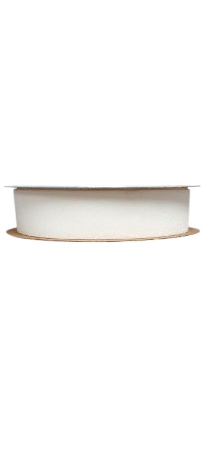 1.5&quot;x25yd Velvet Ribbon White