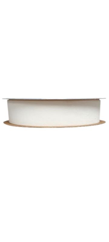 1.5&quot;x25yd Velvet Ribbon White