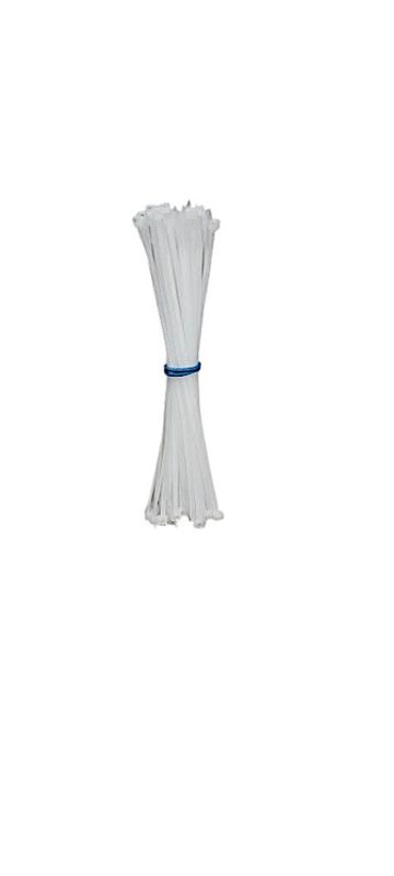 50pc 6&quot; Zip Ties Clear