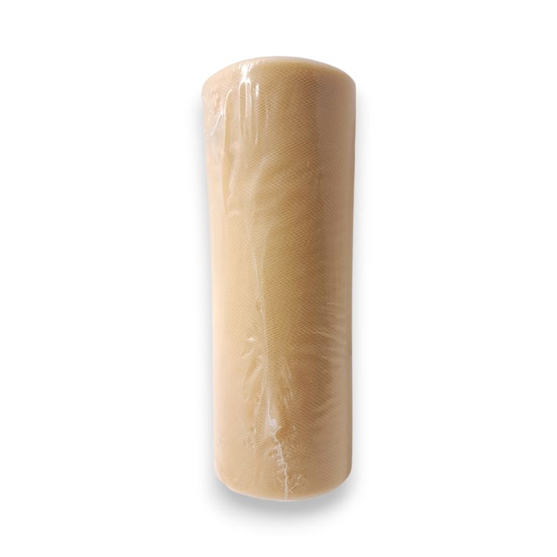 6&quot;x25yd Tulle Roll Beige