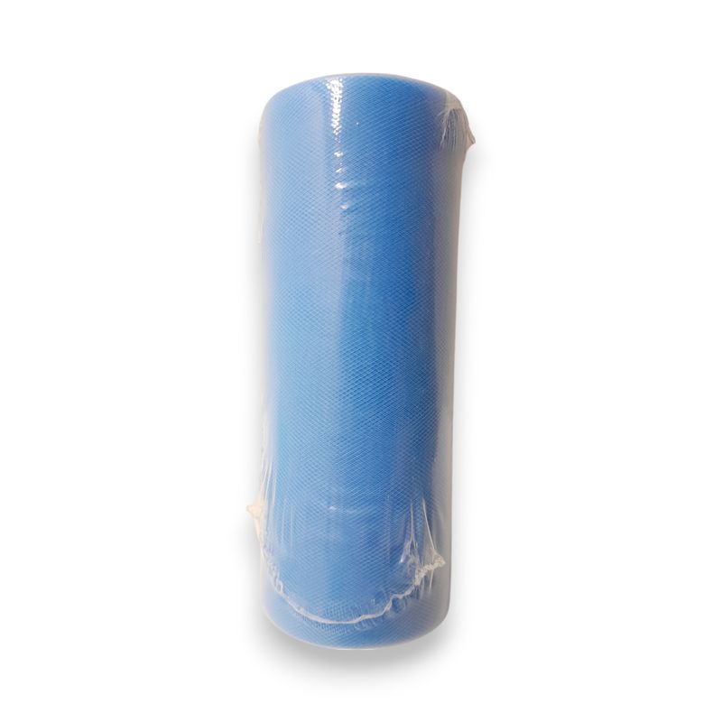 6&quot;x25yd Tulle Roll Country Blue