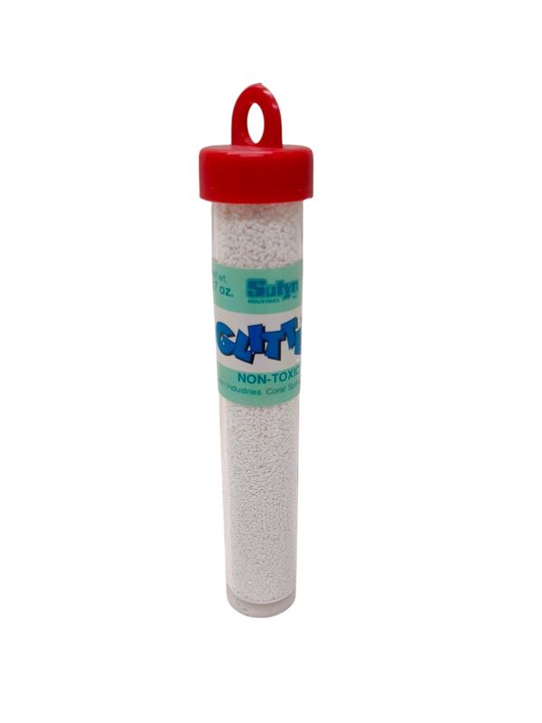 .7oz Glitter White