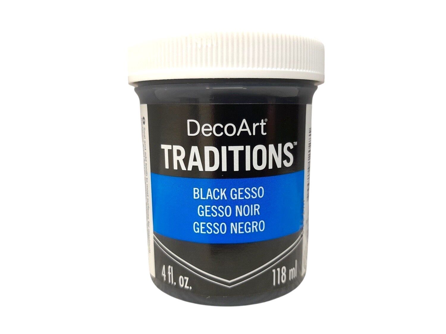 4oz Gesso Black