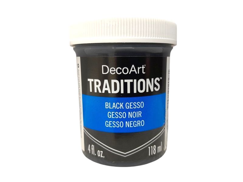 4oz Gesso Black