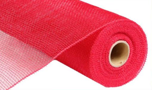 10"x10yd Solid Deco Mesh Red