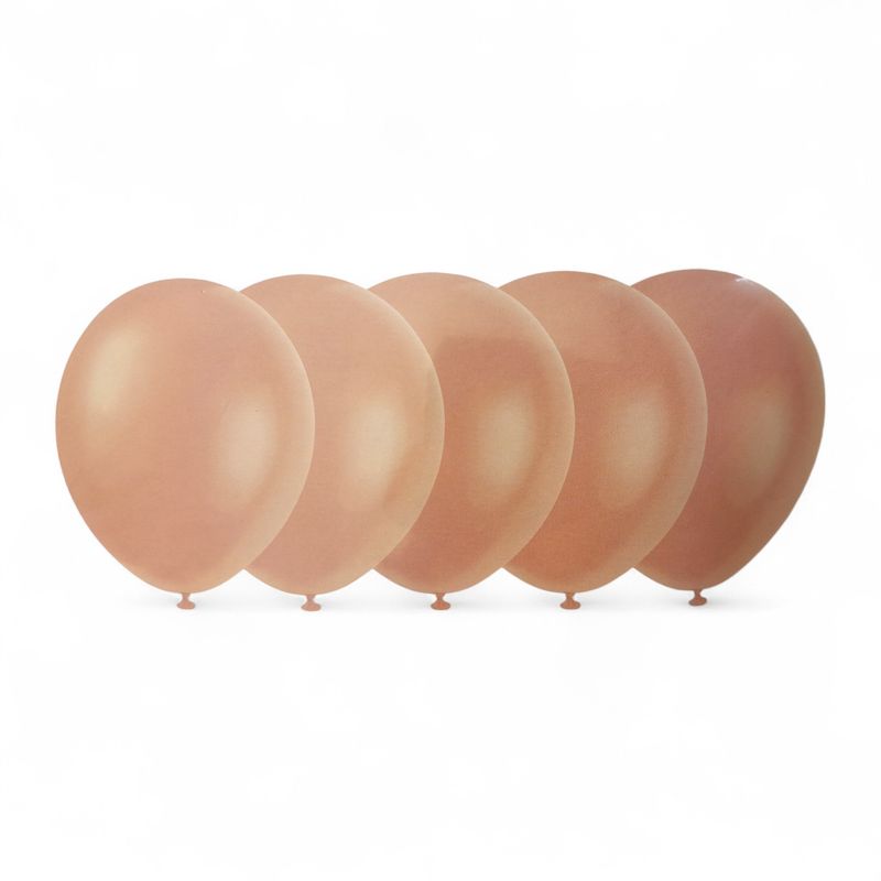 8pc 12&quot; Pearlized Balloons Rose Gold