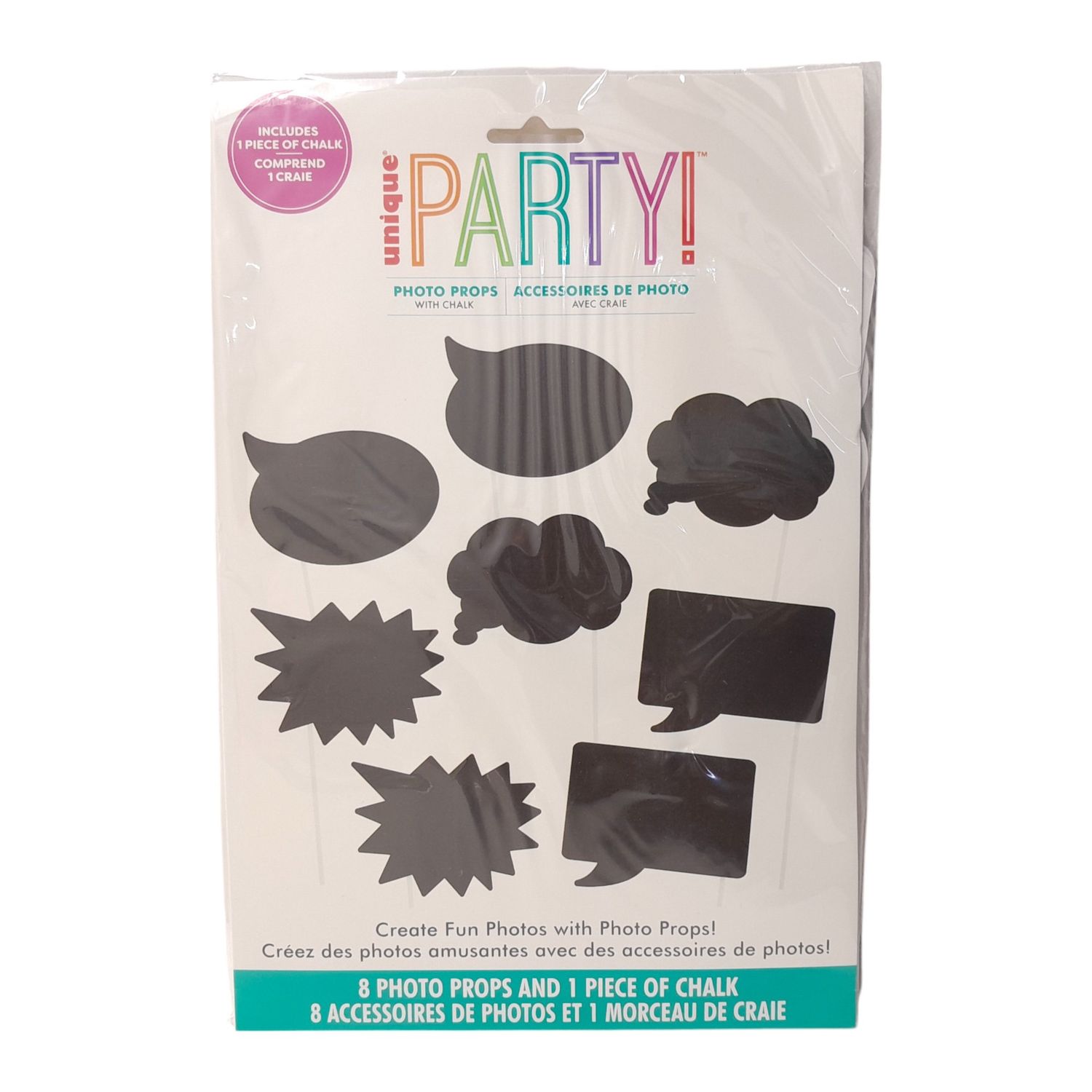 8pc Chalk Photo Props