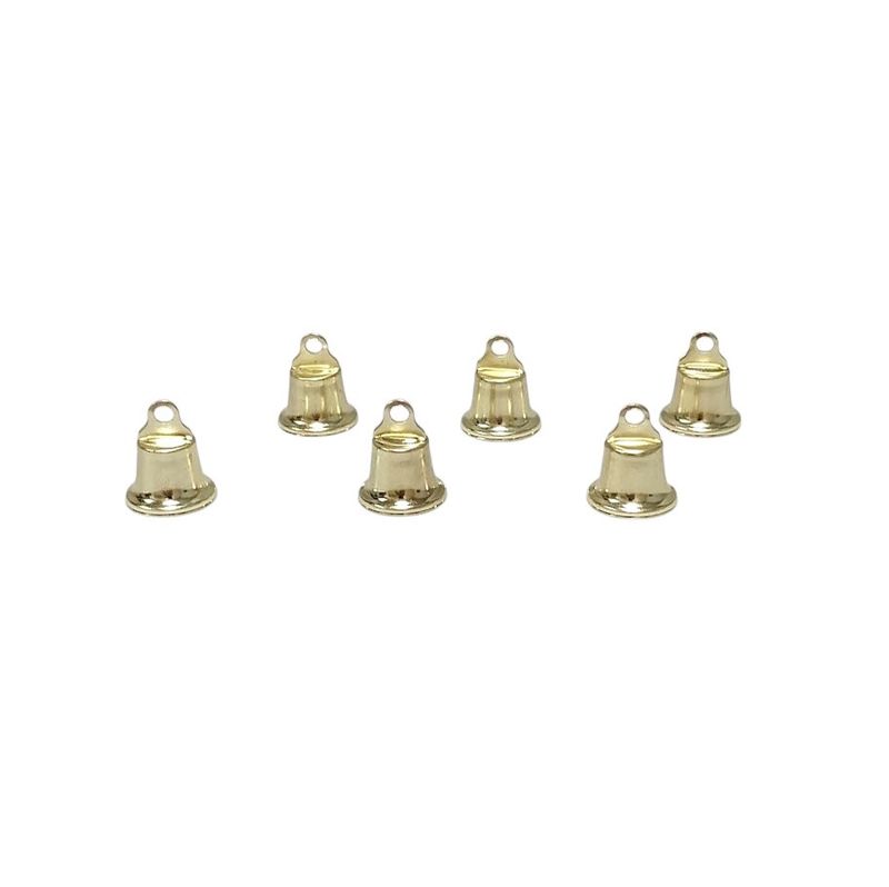 6pc .75&quot; Liberty Bells Gold