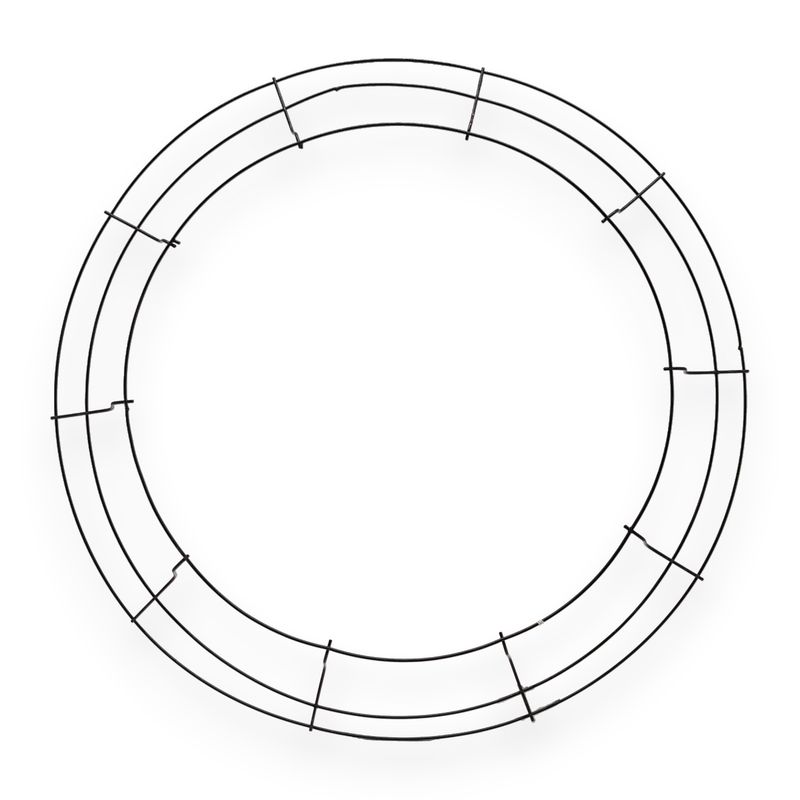 24&quot; Wire Wreath Frame Green