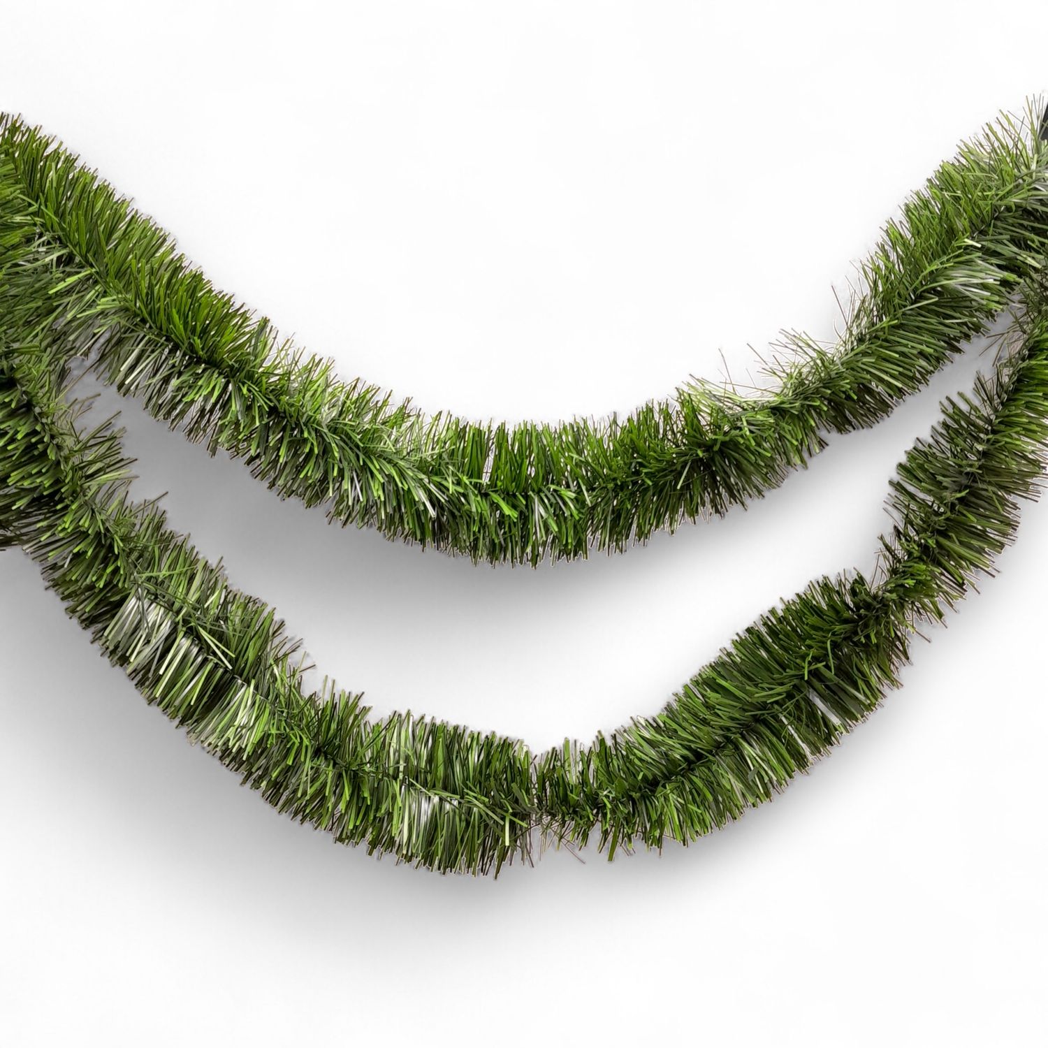 50'x3" (4ply) Rope Pine Garland Green