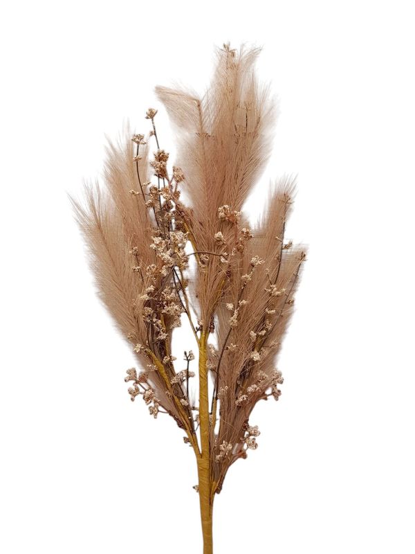 28&quot; Pampas Berry Spray Natural
