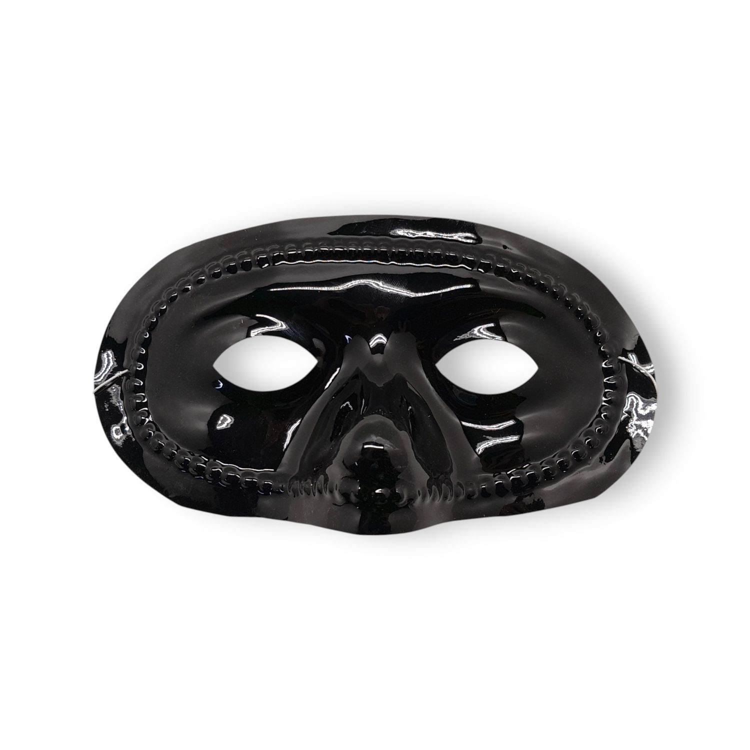 Plastic Black Half Mask