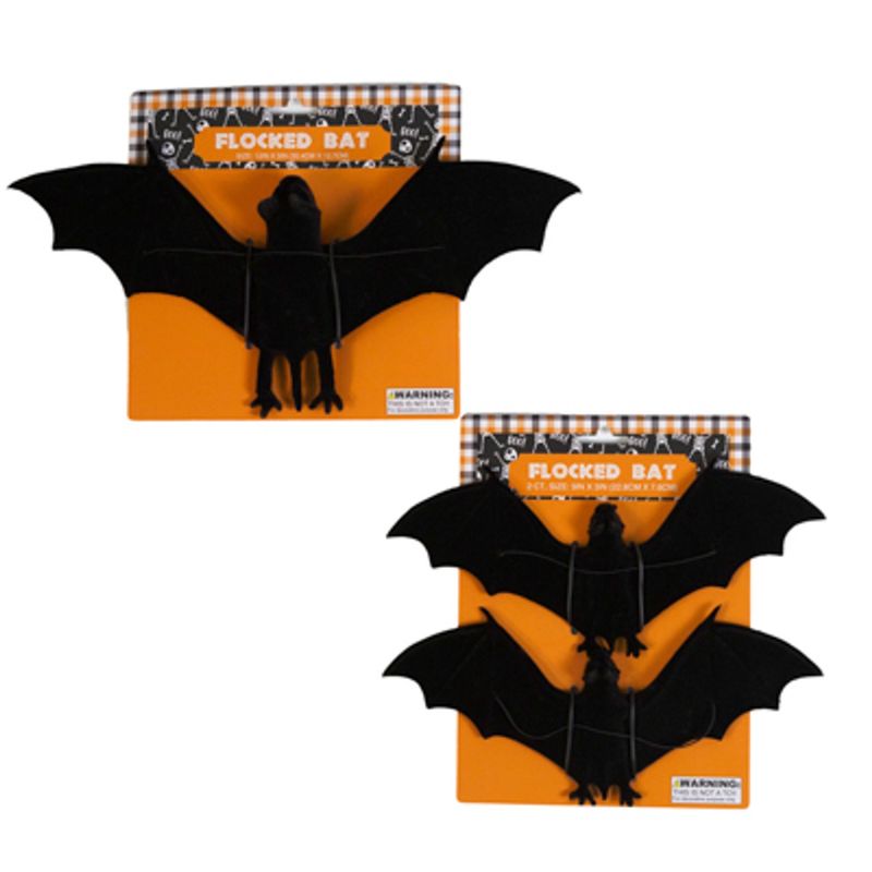 Flocked Bats Assorted