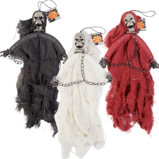 18" Hanging Ghostly Skeleton Decor Assorted 18" Hanging Ghostly Skeleton Decor Assorted