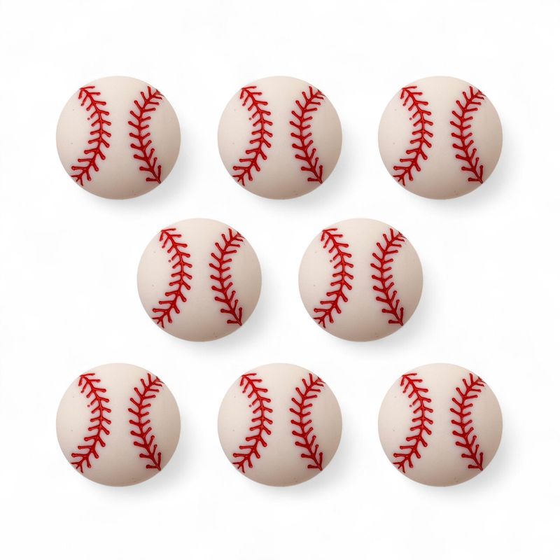 8pc Baseball Buttons