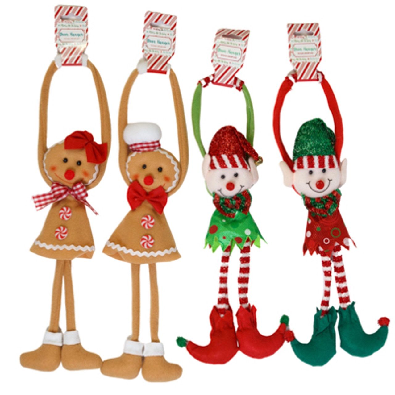Christmas Stuffed Door Hanger Assorted