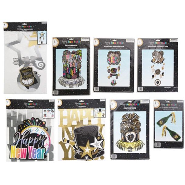 New years Decor Assorted