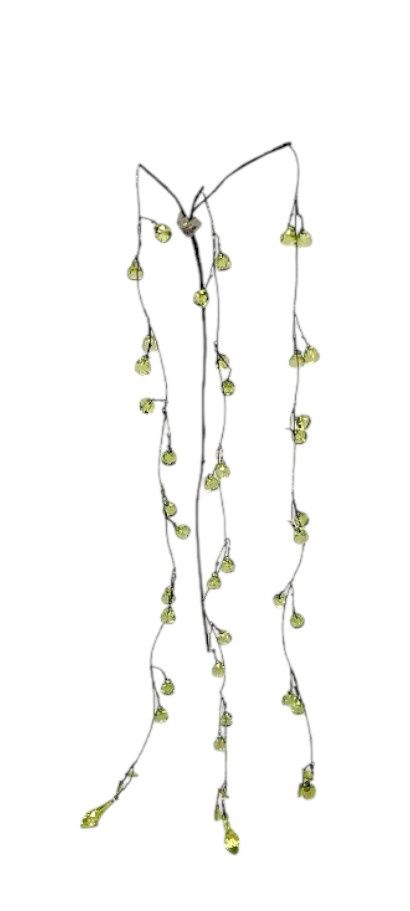 *54" Hanging Bead Spray Green