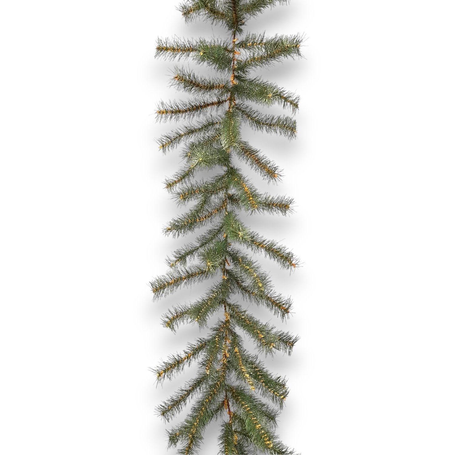 *9'x12" Glitter Pine Garland