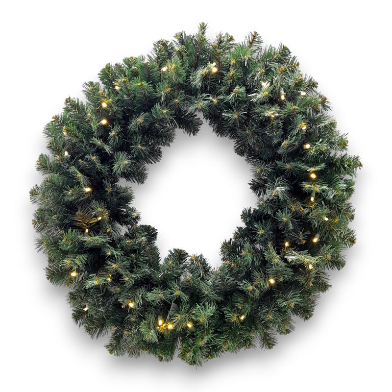 *30&quot; Led Italian Fir Wreath