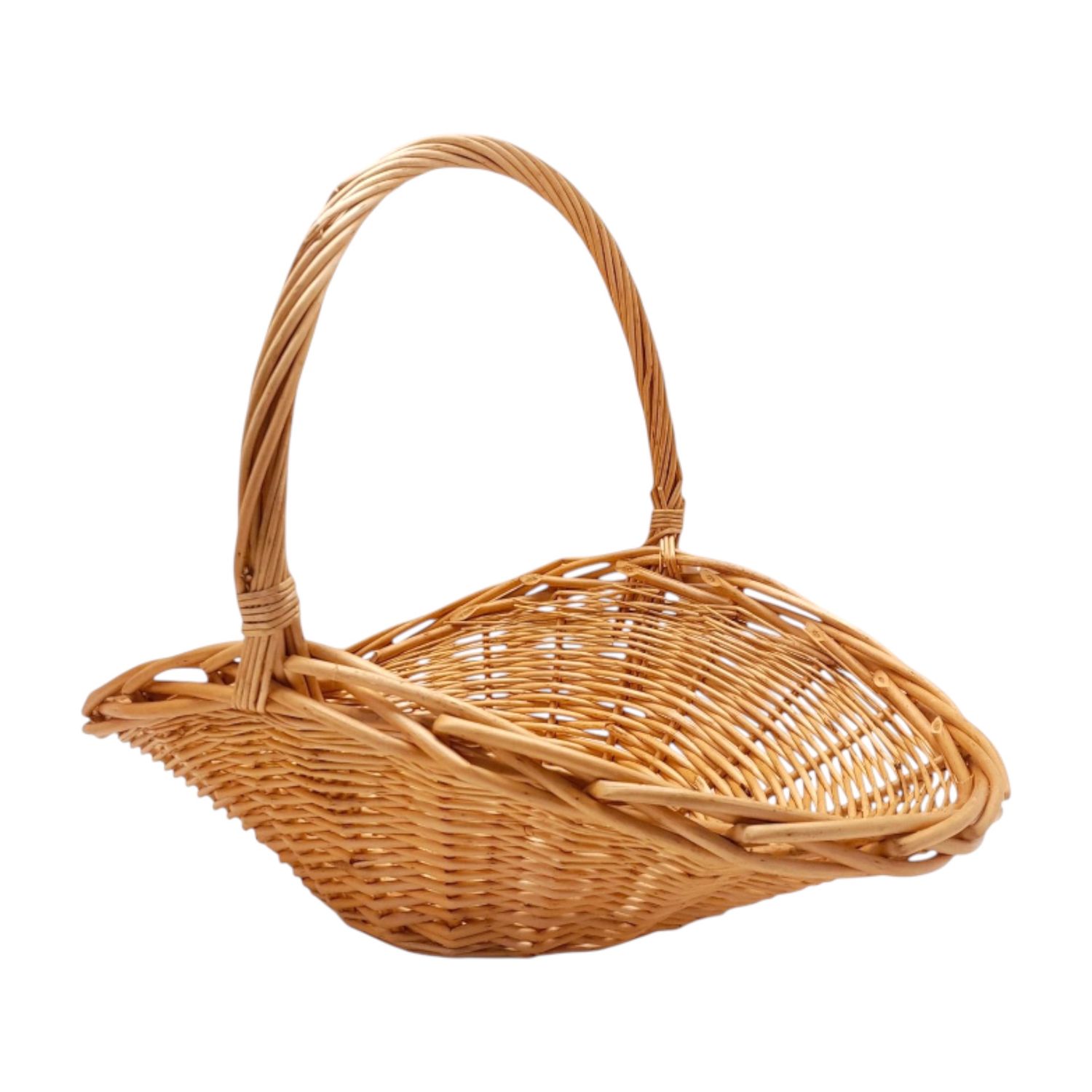 Single Handle Gathering Basket Lt. Natural (SM)