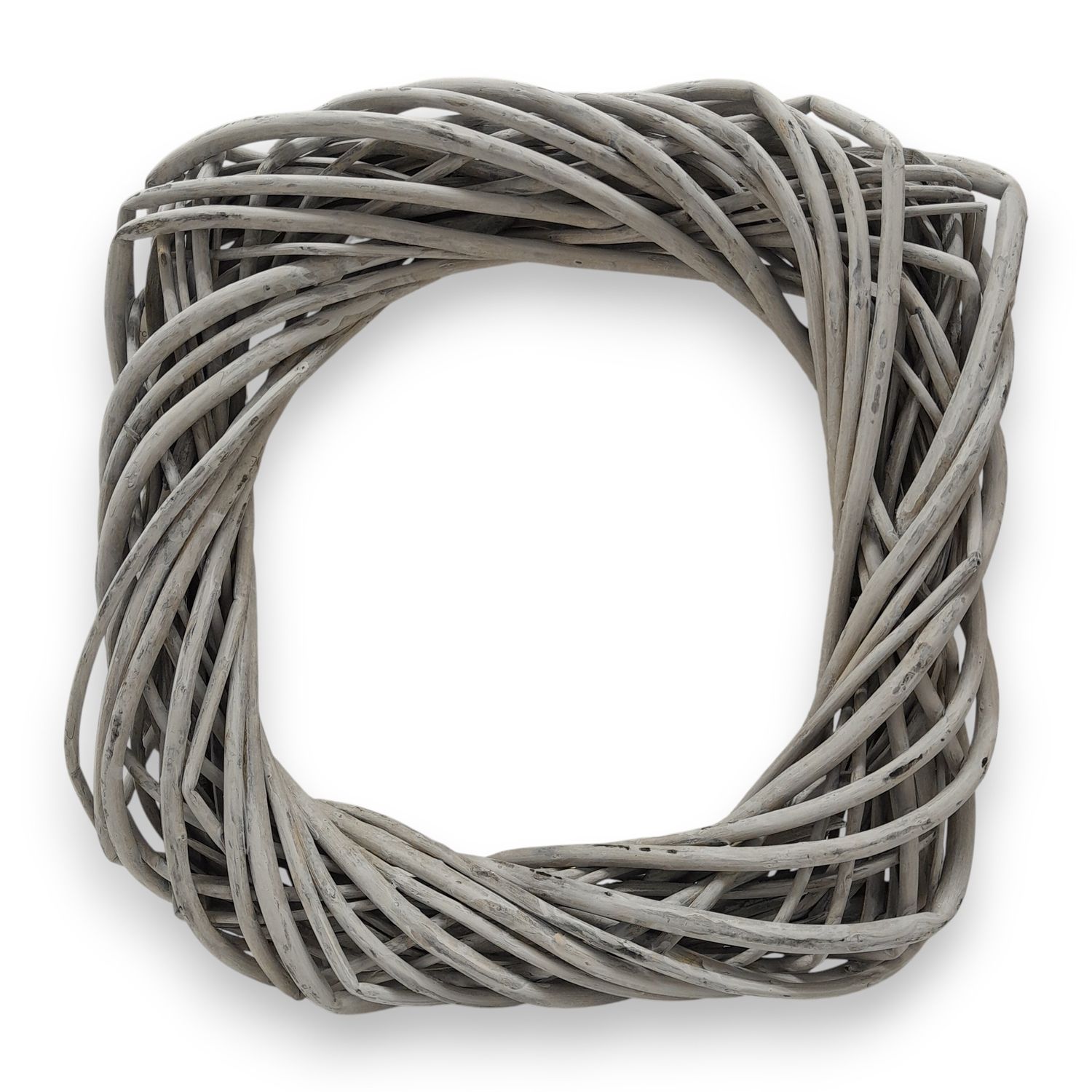 14" Square Wicker Wreath