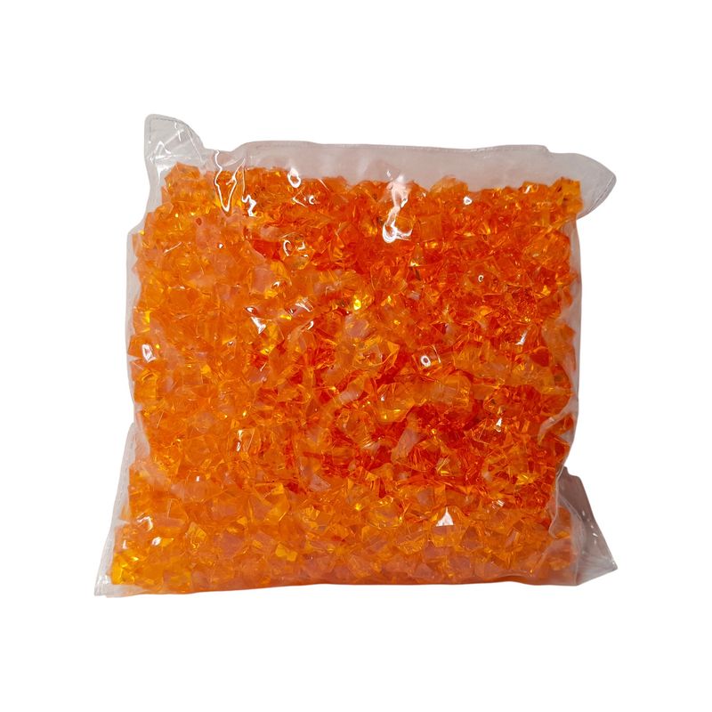 1# 1.5cm Acrylic Rocks Orange