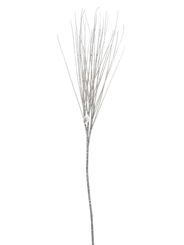 36" Pistil Grass Spray x3 Silver