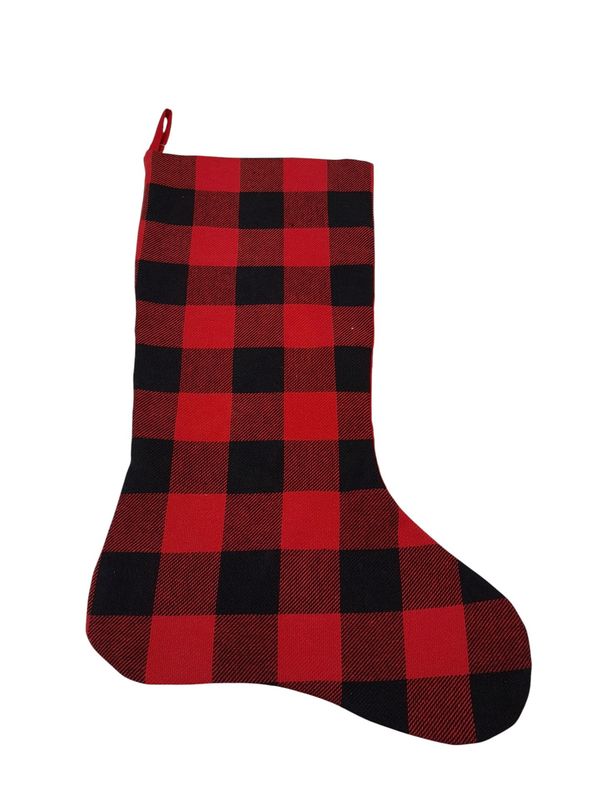 20.5" Buffalo Check Stocking Red/Black