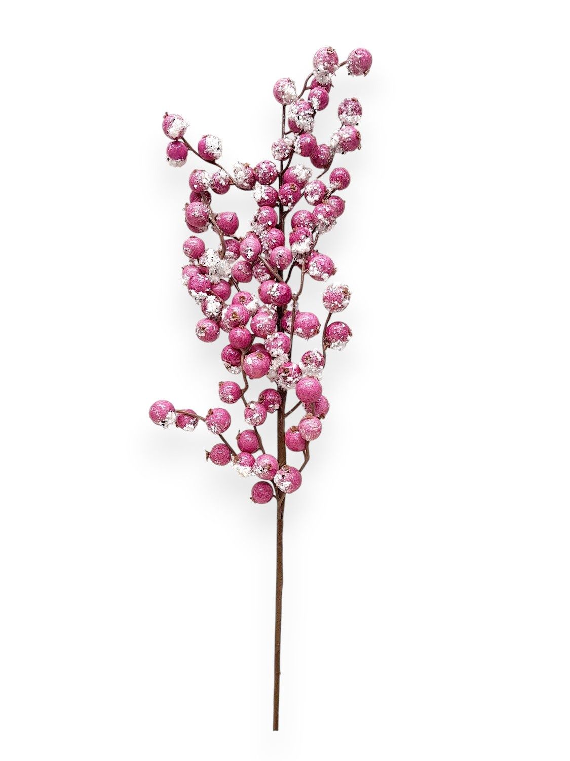 27" Snowy Berry Spray Pink