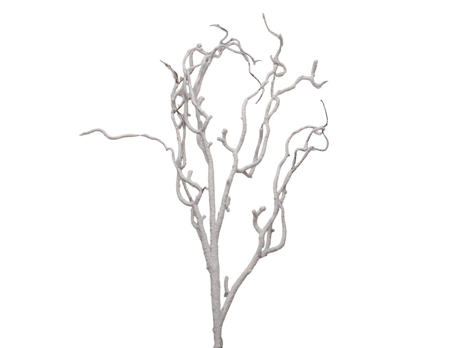 41" White Snowy Twig Branch