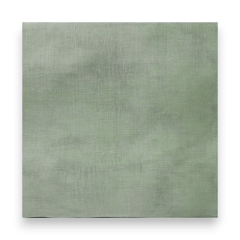 40pc 10.5&quot; Square Fine Weave Mesh Sheet Sage Green