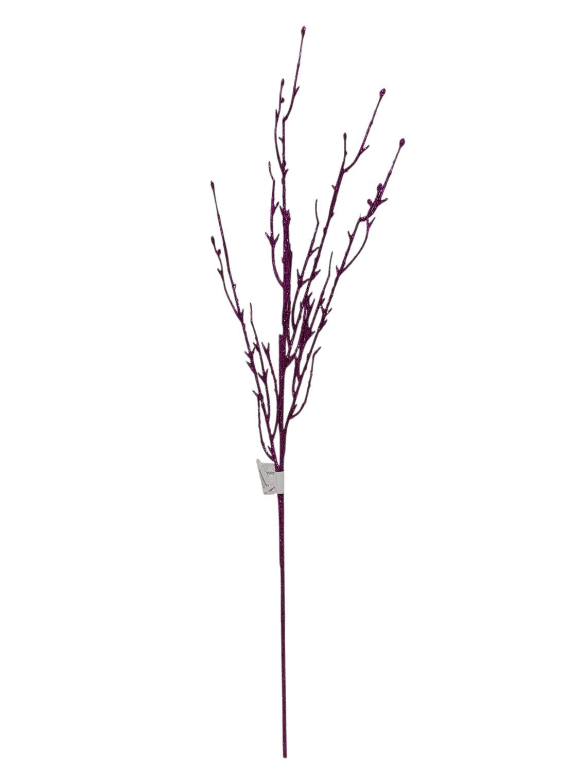 22" Glitter Twig Bundle Purple