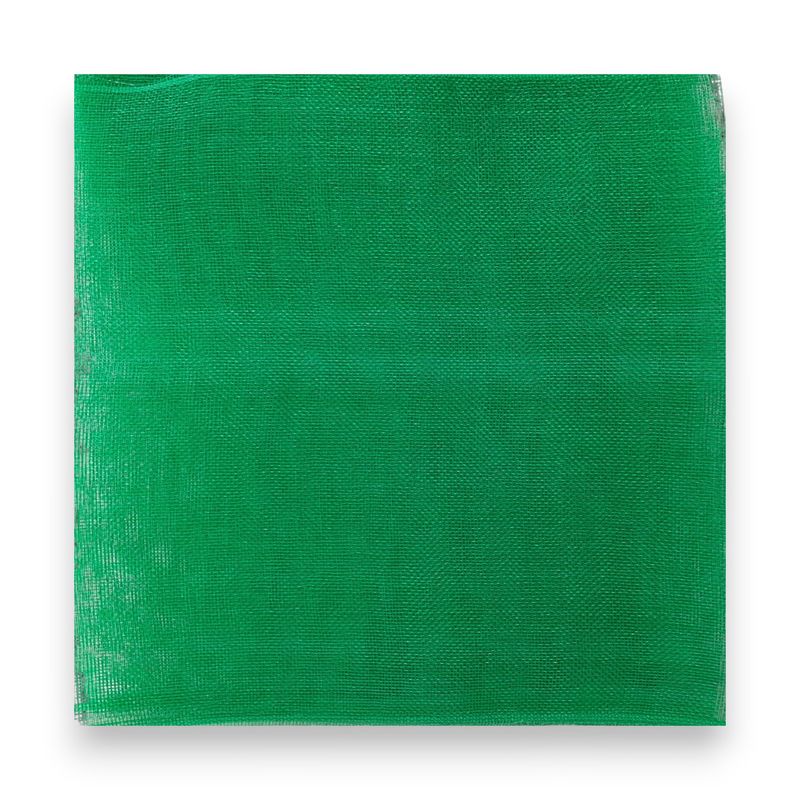 40pc 10.5&quot; Square Fine Weave Mesh Sheet Emerald Green