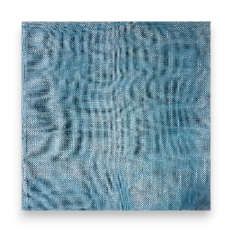 40pc 10.5&quot; Square Fine Weave Mesh Sheet Smoke Blue