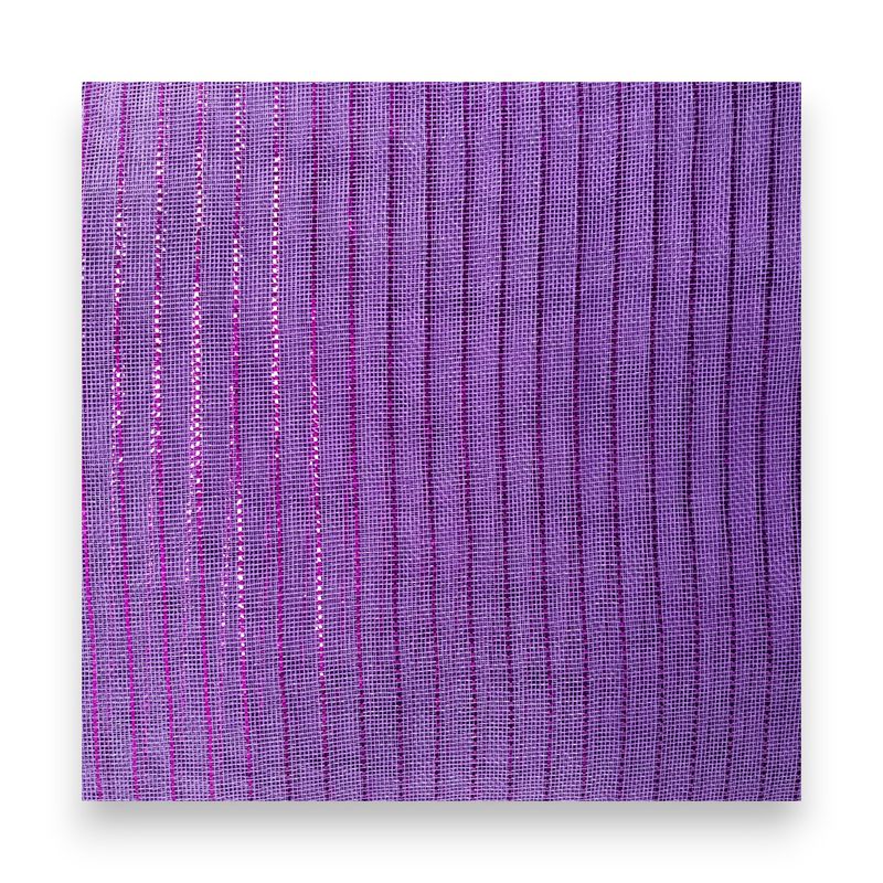 40pc 10.5&quot; Square Fine Weave Metallic Mesh Sheet Purple w/Purple Foil