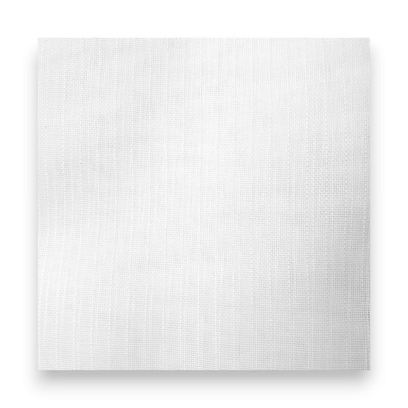 40pc 10.5&quot; Square Fine Weave Metallic Mesh White w/White Film