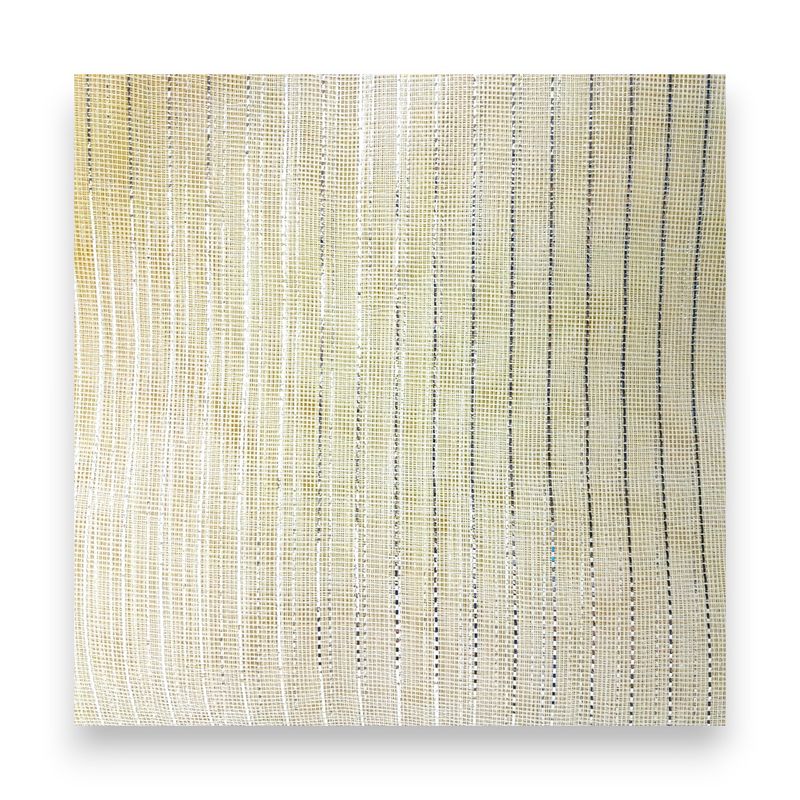 40pc 10.5&quot; Square Fine Weave Metallic Mesh Champagne w/Champagne Foil