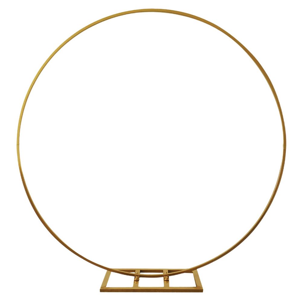 84" Circle Backdrop Stand Gold