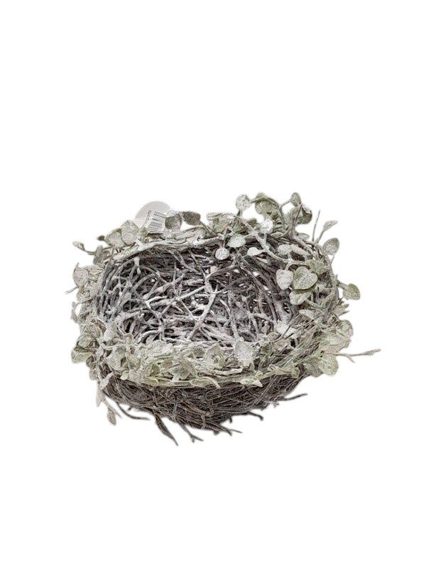 5" Frosted Bird Nest