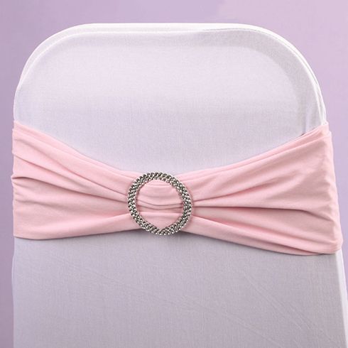 6pc 12&quot; Spandex Sash w/Buckle Pink