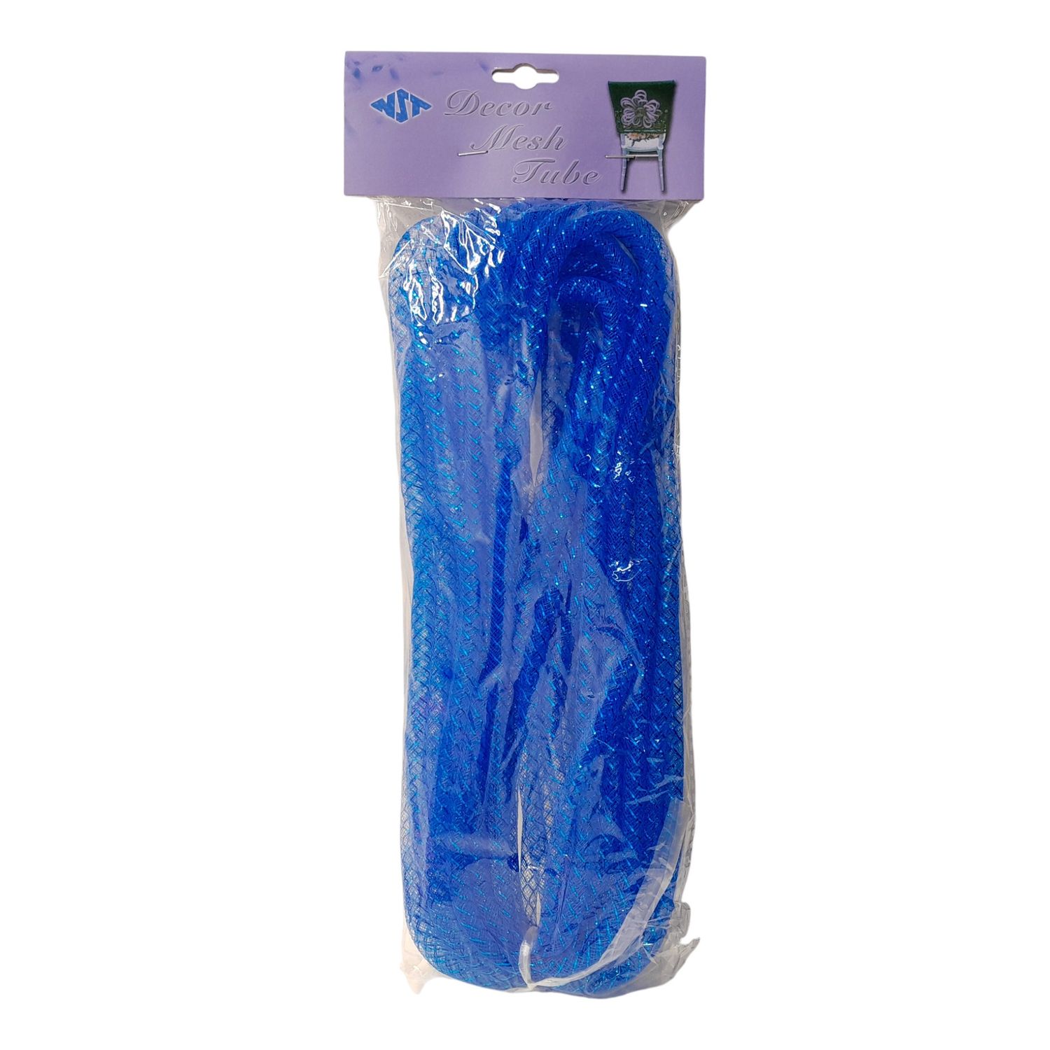 8mm x 15yd Mesh Tubing Turquoise